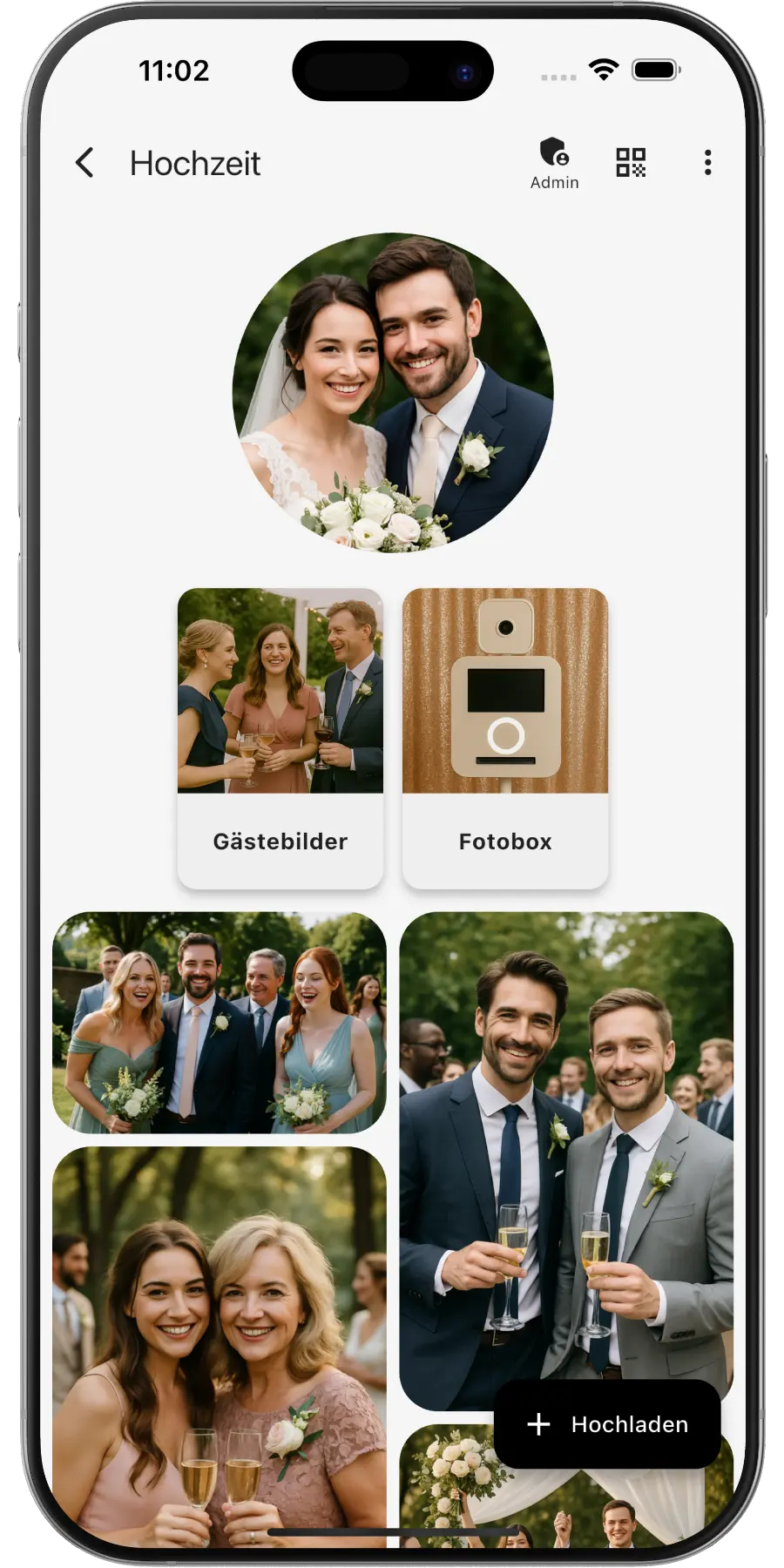 Hochzeit Fotos teilen – EventPics