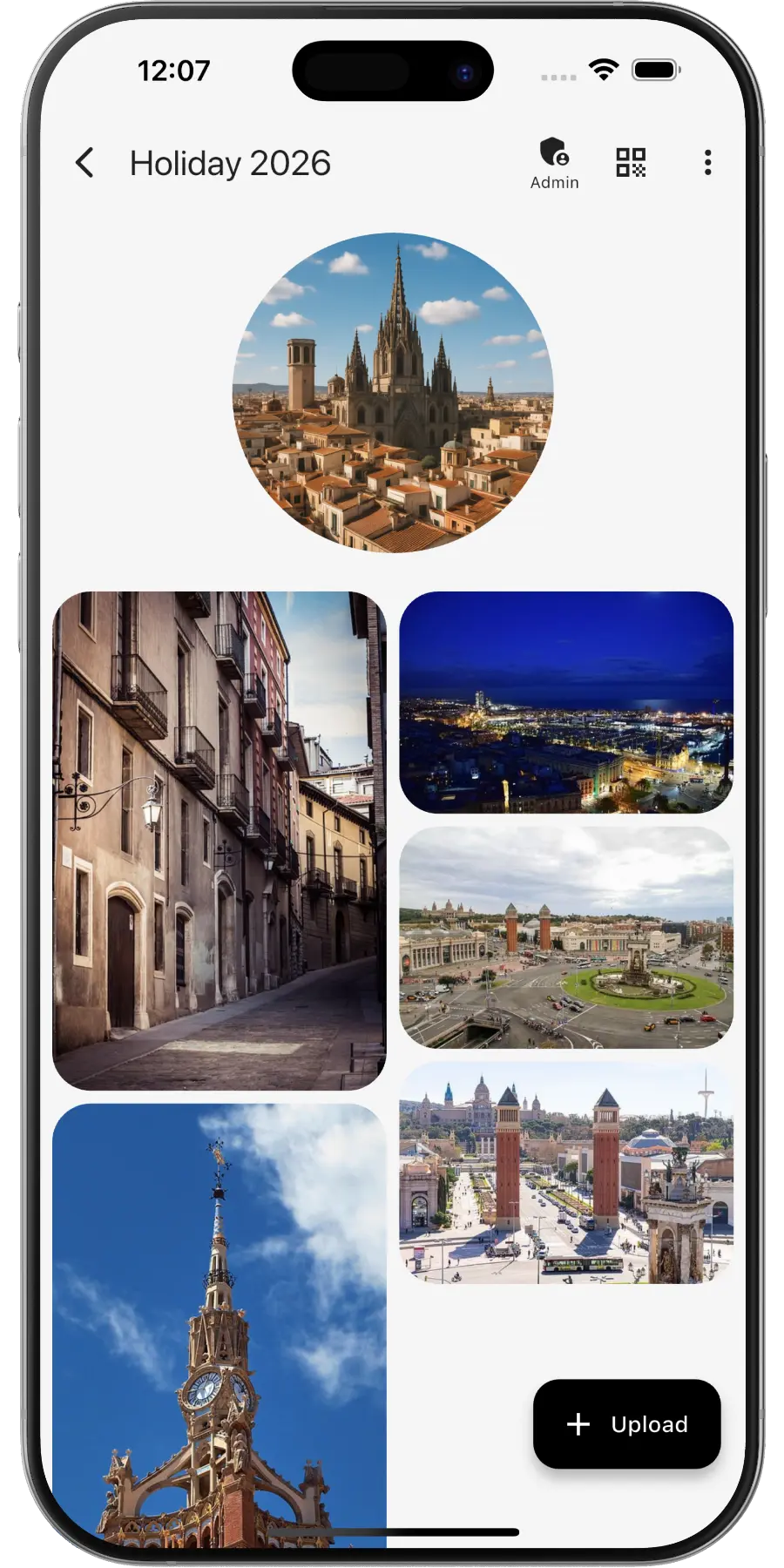 Photos de vos vacances avec QR – EventPics