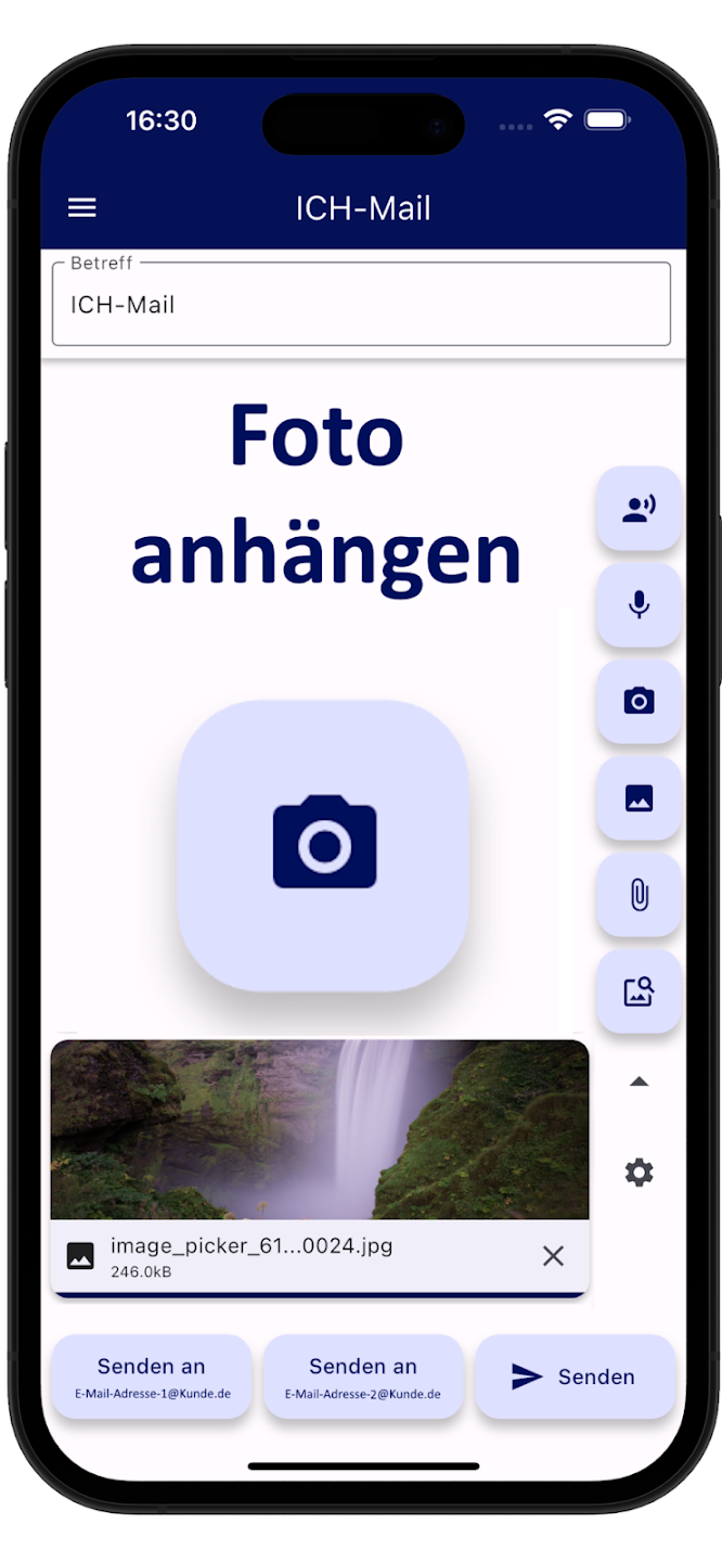 ich-mail Screenshot