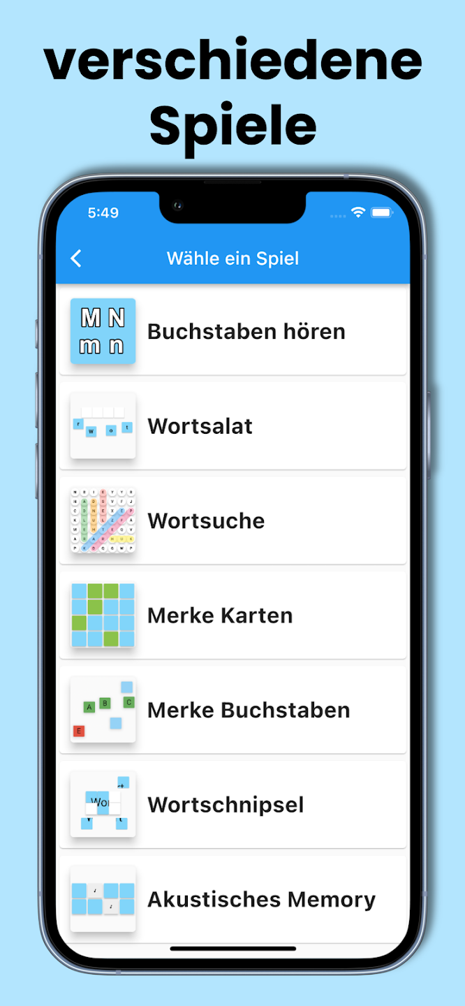 Legasthenie-Trainer Screenshot